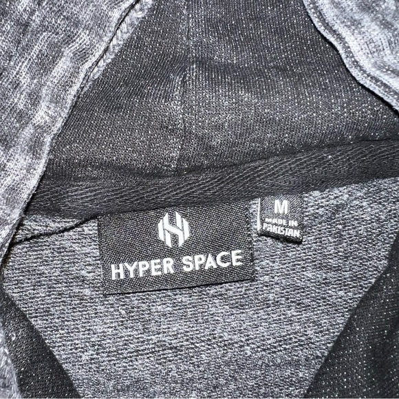 Hyper Space Stone Wash Black NASA hoodie - Picture 3 of 5